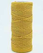 Yellow Hemp Cord 20 1mm Hemptique 100 Natural String Jewelry Crafts HM22