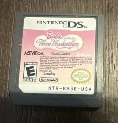 Activision Barbie and the Three Musketeers DS Cartridge (E) NTSC-U/C