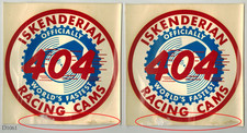 Iskenderian Racing Cams Worlds Fastest Vtg 1964 Water Slide Decals 2pc Blems Iskenderian Racing Cams Worlds Fastest Vtg 1964 Water Slide Decals 2pc Blems