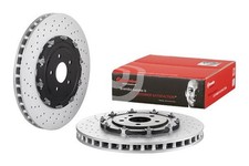 2x BREMBO Bremsscheibe PRIME LINE - Floating 09.B386.33 für NISSAN GT R35 NISMO
