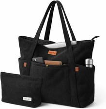 Tote Bag Damen mit Laptopfach Reißverschluss...