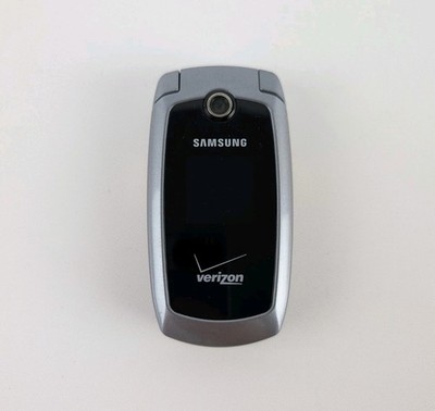 Samsung SCH-U410 - Gray and Black Verizon Cellular Flip Phone