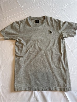 OVO Black Gold Essentials Grey T-Shirt with Drake Owl Logo Size S