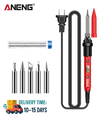 Soldering Iron Electric Gun Adjustable Temperature Welding Kit 60W