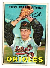 1967 Topps - #82 Steve Barber