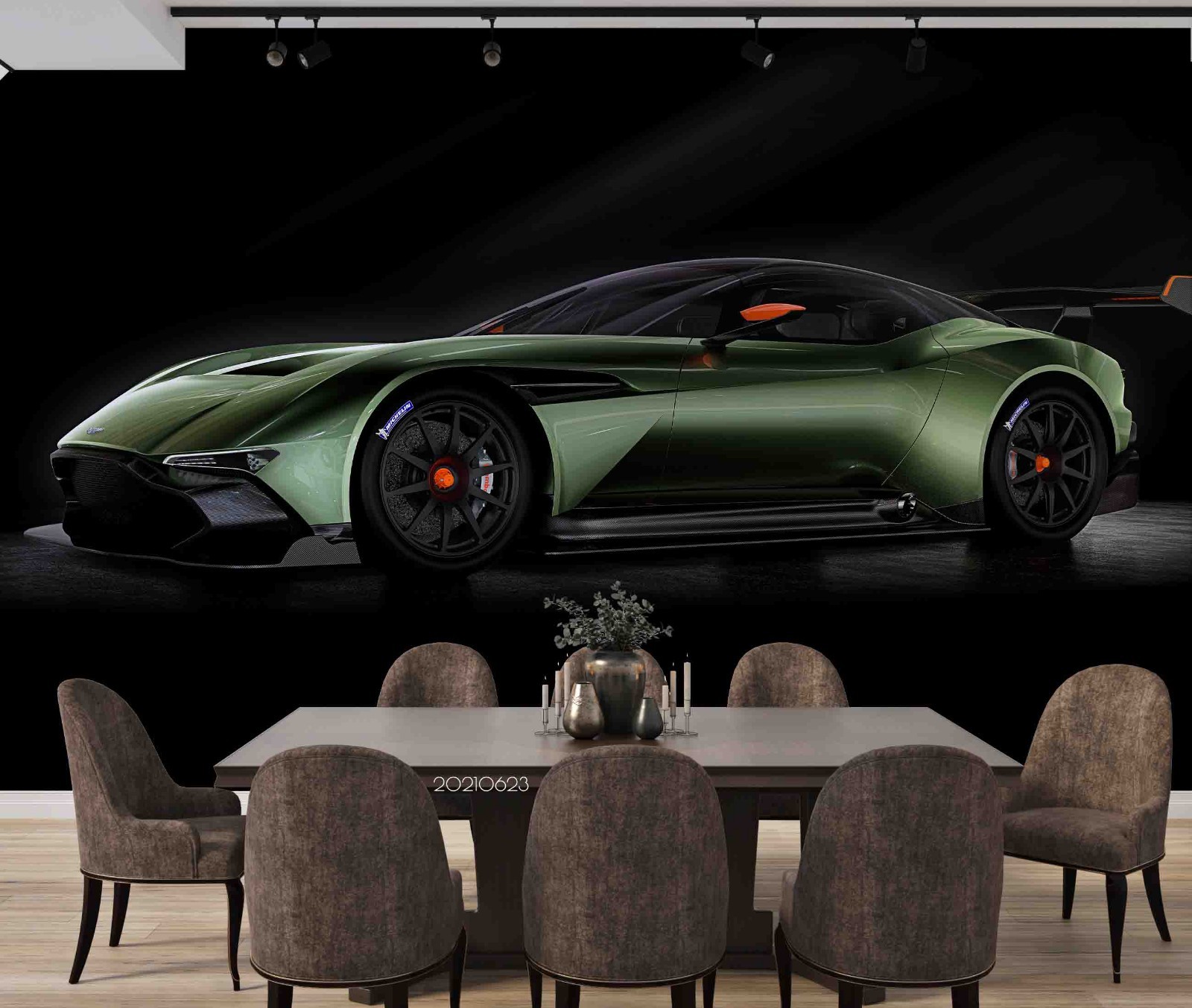 3D Car Close-up Wall Murals Wallpaper Murals Wall Sticker 47