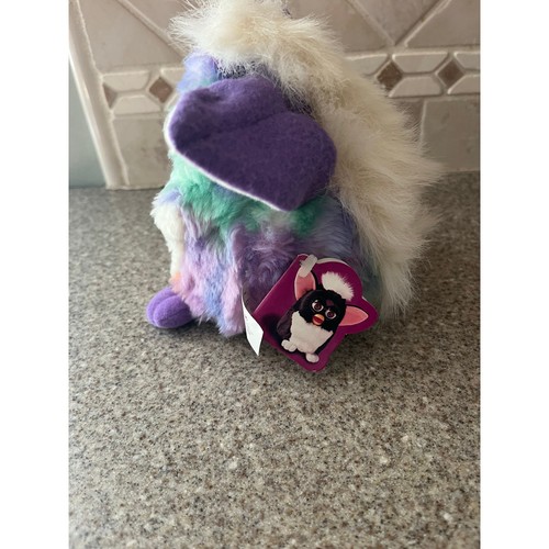 Furby Tie-Dye Pastel Rainbow 70-800 1999 raro funzionante con etichette - Foto 5 di 6