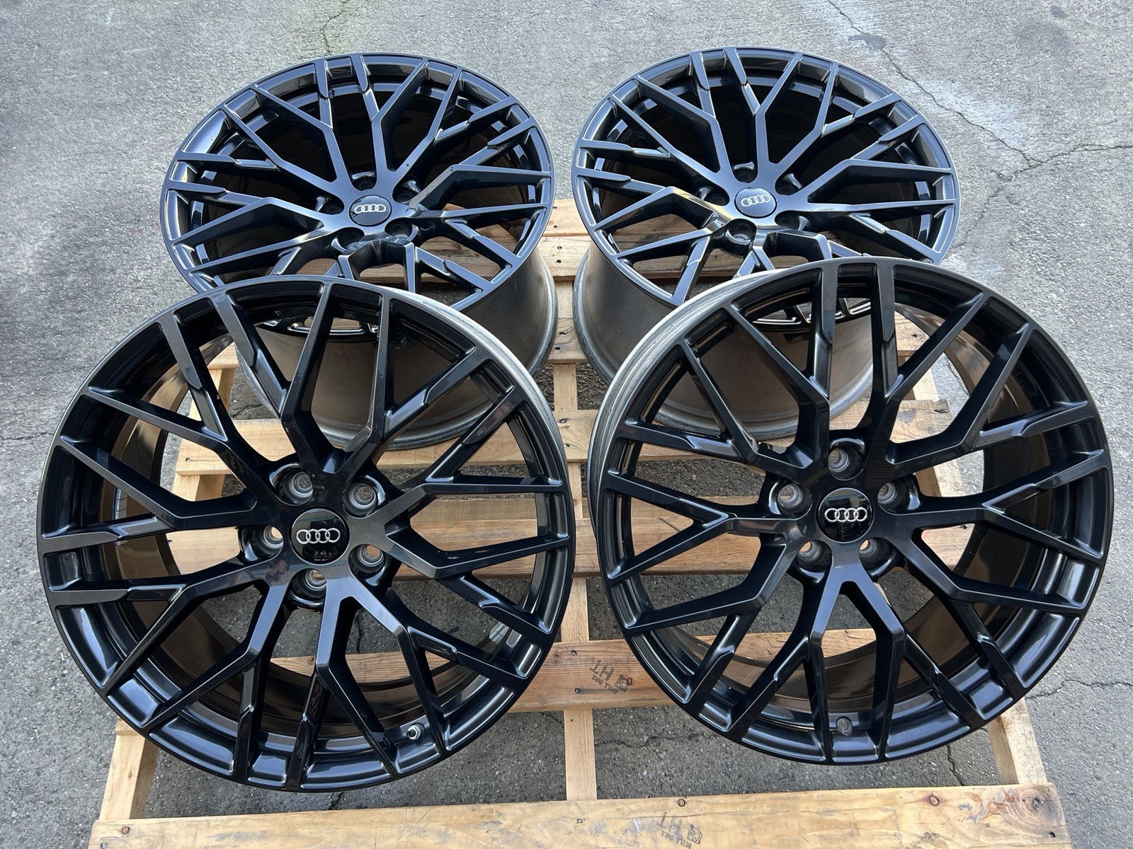 20” OEM AUDI R8 V10 PLUS FACTORY ORIGINAL STOCK WHEELS RIMS FORGED 2015-2024 🔥