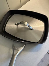 Calphalon Contemporary Nonstick 12" Panini Pan Sandwich Griddle Grill with Press