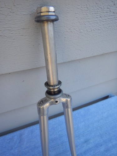 Vintage Guerciotti Alan Road Racing Bike 1" Rigid 700C Fork 7" Steerer Sprint - Picture 5 of 8
