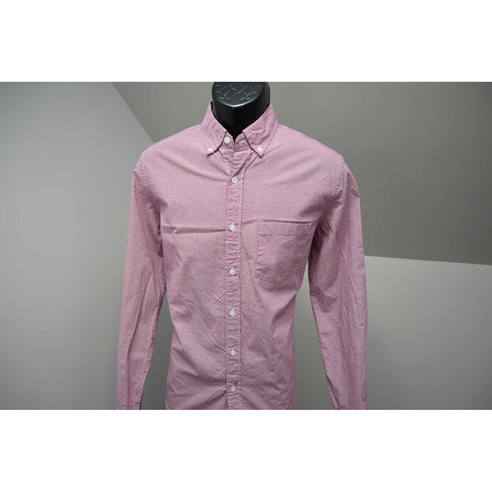 J.Crew Flex Button Down Mens Medium Red Gingham E… - image 1