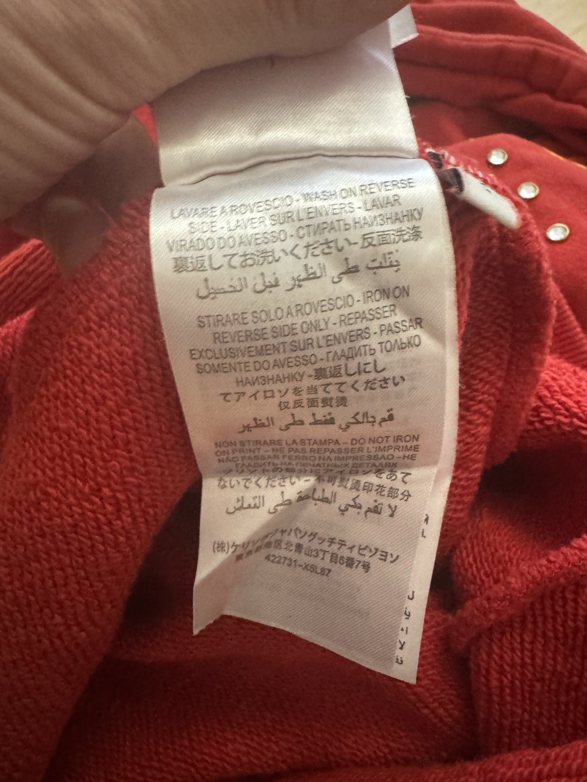 Gucci Interlocking G Logo Crystal Embellished Hoo… - image 10