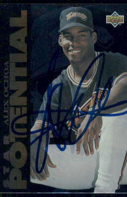 1994 Upper Deck Minor League #258 Alex Ochoa - On Card Autograph