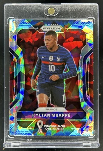 2022-23 Panini Prizm World Cup Kylian Mbappe Ice #101 France