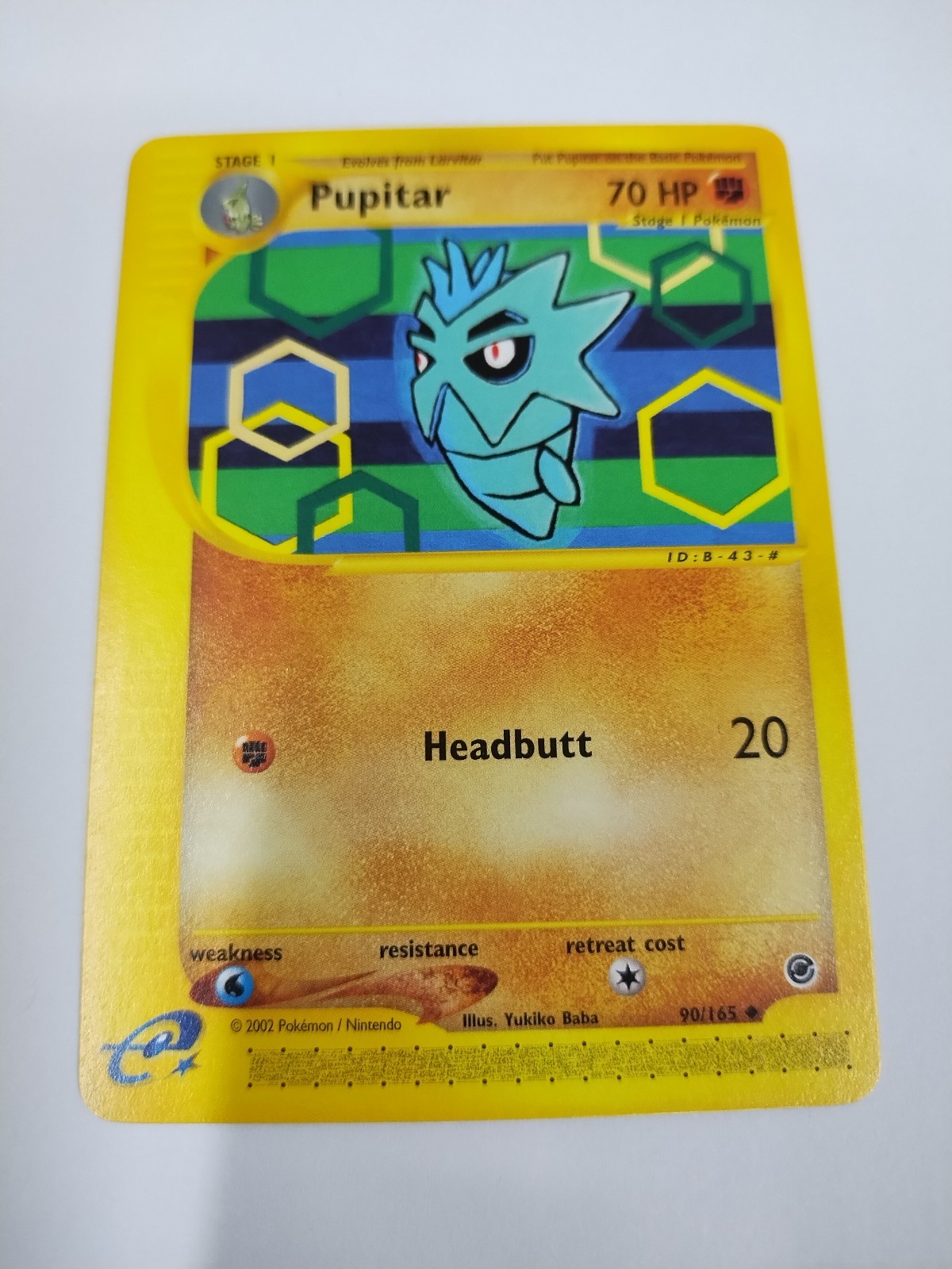MINT Pupitar Uncommon Expedition Base Set 90/165 Tyranitar Pokemon TCG