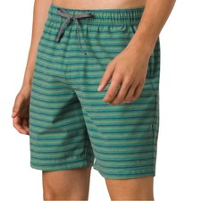 Prana  Men's Boardshort Swim Trunks Swimwear Elastic Waist Metric Short Large
