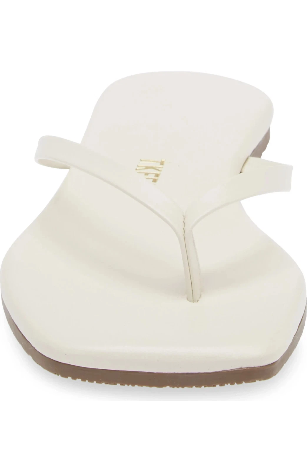 $75 TKEES Square Toe Lily | Cream | 9