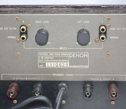 [Working] DENON POA-3000Z Precision Audio Component Stereo Power Amplifier 100V - Picture 8 of 8