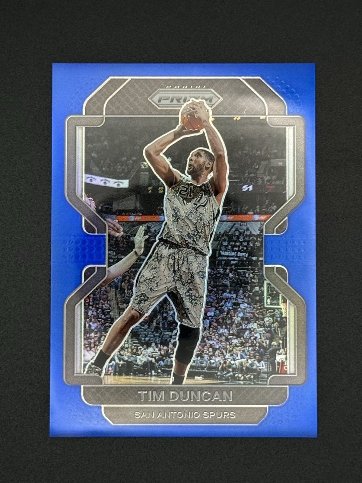2021-22 Panini Prizm Tim Duncan #268 Blue Prizm /199