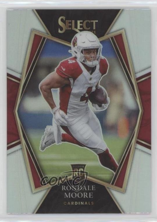 2021 Panini Select Premier Level Silver Prizm Rondale Moore #158 rf2