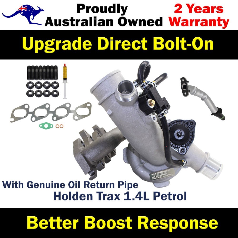 Upgrade Billet Turbo+Genuine Oil Return Pipe For Holden Trax 1.4L Petrol