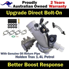 Upgrade Billet Turbo+Genuine Oil Return Pipe For Holden Trax 1.4L Petrol