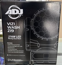 ADJ VIZI WASH Z19 276W RGBW LED DMX Moving Head Wash Light. NEW
