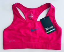 Women s Nike PRO Dri-Fit Sports Bra Stay Cool Pink NWT