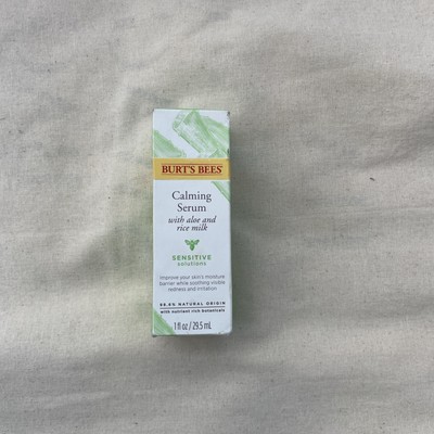 Burt s Bees Calming Serum w/ Aloe and Rice Milk Sensitive Solutions 1 oz