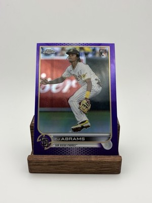 2022 Topps Chrome Update Series - C.J. Abrams #USC3 Purple Refractor (RC)