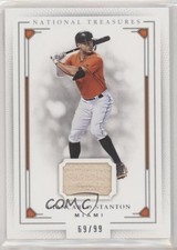 2016 Panini National Treasures 69/99 Giancarlo Stanton #101 6fs