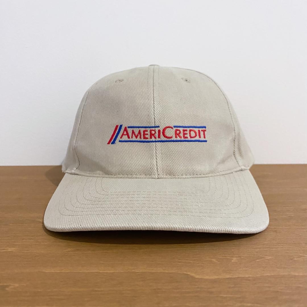 Ameri Cap Vintage Cap Beige Adjustable Head Circu… - image 1