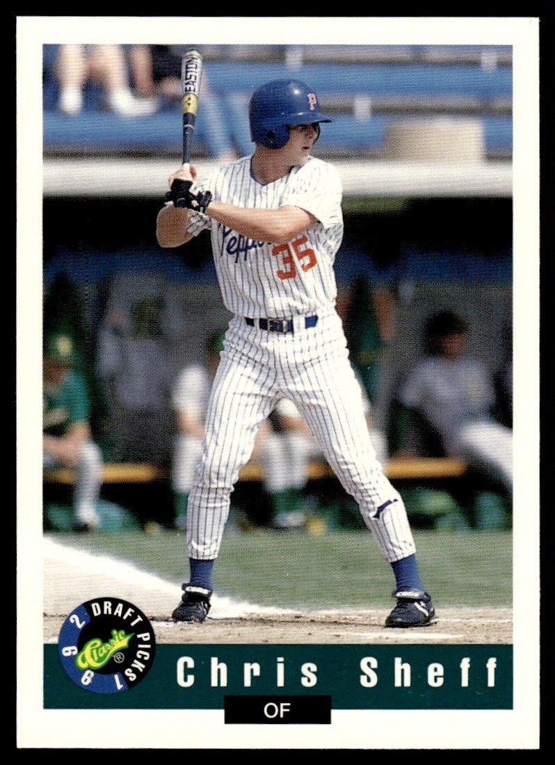 1992 Classic Draft Picks Chris Sheff Florida Marlins #101