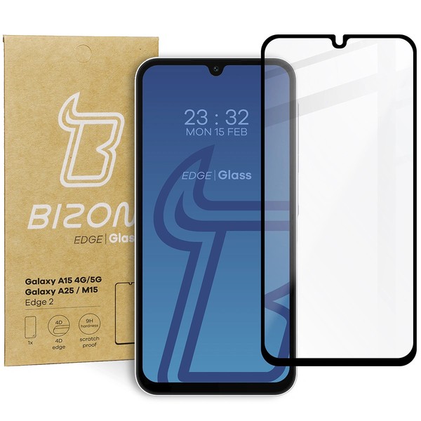 Bizon Glass Edge 2 Samsung Galaxy A15 4G/5G Samsung Galaxy A25 5G / M15 5G-image