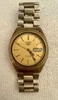Vintage Seiko 5 Automatic | 7S26-3040 Gold Tone | July 1997 | Arabic Day Wheel