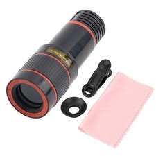 Phone Camera Lens Kit Professional 12X Telephoto Lens Telescopic Focusing Uni...