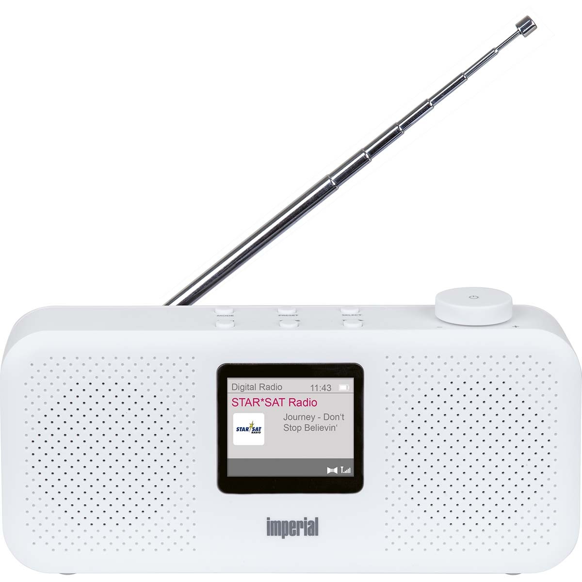 Radio stéréo numérique DABMAN 16 réveil avec affichage dimmable et tuner FM