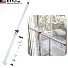 SECURITYMAN Sliding Door Security Bar-Child Proof One Size", White