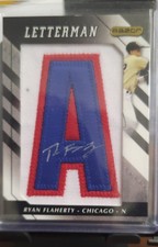 2008 Razor Letterman - Ryan Flaherty #RF-A Numbered to  /20 (AU, RC)