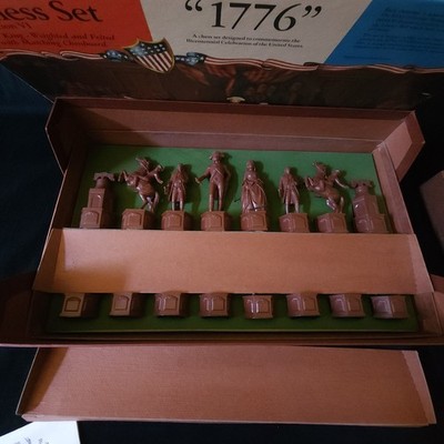 VTG 1776 Bicentennial Collector Series Edition VI Chess Set