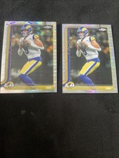 (2) 2025 Topps Chrome Football Matt Stafford Variation- MVP Buyback Card LA Rams