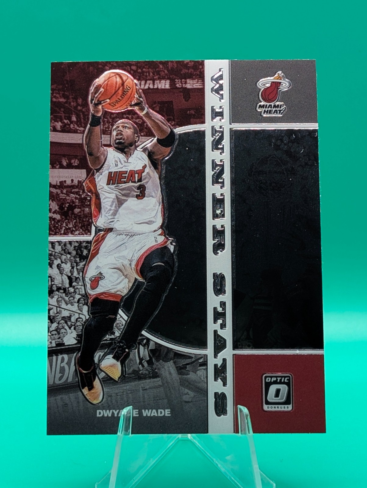 2019-20 Donruss Optic Dwayne Wade #16 Winner Stays Miami Heat
