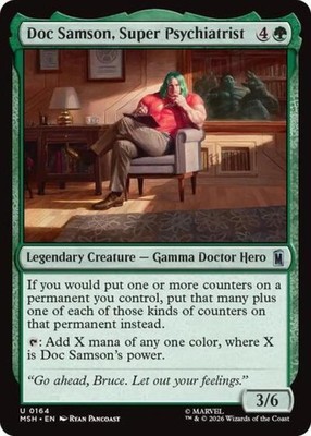 PREORDER: Doc Samson, Super Psychiatrist - MTG Marvel Super Heroes