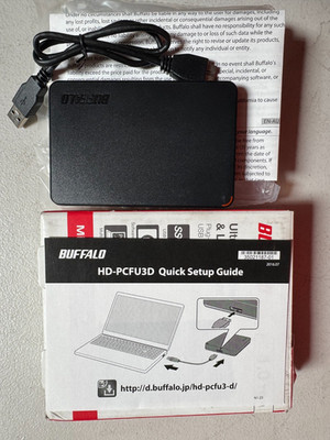 Buffalo MiniStation Ultra-Portable USB 3.0 External Hard Drive 1 Tb HD-PCFU3