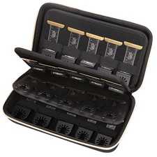 Hard Storage Case for 30 Titanium Oscillating Saw Blades - Universal Multitoo...