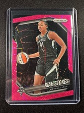 2025 Panini Prizm WNBA Kiah Stokes Prizm Pink Velocity /79 Aces