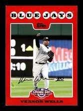 2008 Topps Opening Day Vernon Wells #163 Toronto Blue Jays