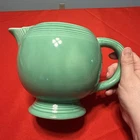 Vintage Homer Laughlin Fiesta Ice Lip Pitcher Light Green USA 6.5” Tall HLC