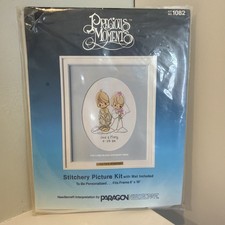 PRECIOUS MOMENTS NEEDLECRAFT KIT, THE LORD BLESS AND KEEP THEE Marriage, NEW