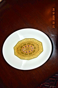 Vintage Royal Doulton, Parquet, Oval Serving Bowl Fine China Made in England